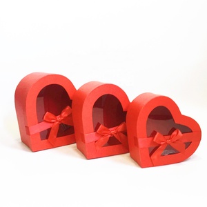 Quà Tặng Của Bạn Loạt Giấy Bao Bì In Logo Hộp Valentine Của Ngày Hộp Quà Tặng Cho Hoa Hình Trái Tim Hộp Hoa - Product Image 2