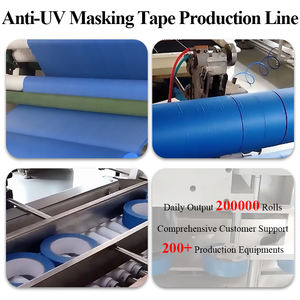 Ruban adhésif bleu résistant aux UV pendant 14 jours, sans résidu, résistant à la chaleur, adhésif de protection pour peintre, <span class=keywords><strong>papier</strong></span> crépon pour impression numérique - Product Image 3