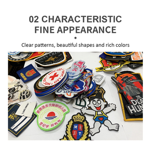 Tùy Chỉnh Thân Thiện Với Môi May Trên Vải Vải Các Bản Vá Lỗi Cá Nhân Thêu Nhãn Hoa Bảng Chữ Cái Trái Tim Tiếng Anh Thư Đa-Sử Dụng - Product Image 4