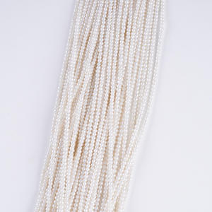 Promotion en gros : Perles de bouton rondes naturelles d'eau douce de 2,5 à 3 mm, perles semi-finies en ABS pour accessoires de collier DIY - Product Image 1