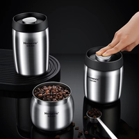 Boîte de stockage scellée sous vide en acier inoxydable métal thé café sucre boîtes hermétiques
