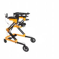Aide à la marche réglable en hauteur, machine d'entraînement à la marche, aide à la réadaptation, aide à la mobilité pliable pour personnes âgées, dispositif de marche pour personnes handicapées