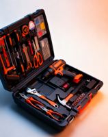 Boîte à outils multifonction étanche pour la maison, kit d'outils pour mécanicien, boîte à outils pour électricien, outils dédiés à l'électricité