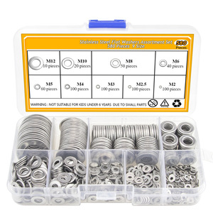 Juego de Juntas Planas Redondas de Acero Inoxidable 304 DIN125, 270/600/900 Piezas, en Caja, <span class=keywords><strong>Venta</strong></span> Caliente Transfronteriza - Product Image 3