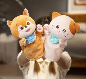 Passen Sie Handpuppen-Plüschtier-Tier handpuppen 25cm für Kleinkinder und Kinder im Alter von 2 Jahren an - Product Image 4