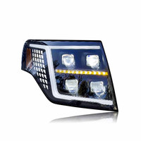 Ensemble de phares LED avec feux de jour et clignotants séquentiels, lampe avant modifiée pour Mitsubishi Pajero Montero V93 V97 2009-2020