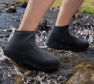 Zapatos <span class=keywords><strong>de</strong></span> lluvia <span class=keywords><strong>de</strong></span> neopreno unisex <span class=keywords><strong>para</strong></span> lavado <span class=keywords><strong>de</strong></span> coches, uso en el jardín, botas <span class=keywords><strong>de</strong></span> punta redonda impermeables con plantilla <span class=keywords><strong>de</strong></span> goma <span class=keywords><strong>para</strong></span> hombres y mujeres - Product Image 3