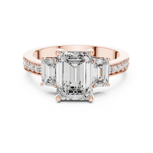 แหวนทองคำ 18k ทรงกลม สไตล์โมเดิร์น พรีเมียม ประดับเพชรแล็บโกรน คลาสสิก สำหรับผู้หญิง รับรองคุณภาพ เหมาะสำหรับงานแต่งงานและวันครบรอบ - Product Image 3