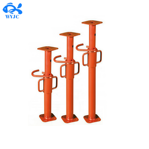 Piastra Base e Piastra Superiore per Puntelli Acrow 2.0-3.5m per Supporto Ponti e Travi, Acciaio EN1065 Q235 e Q345 per Lavori in Cantiere Sicuri - Product Image 1