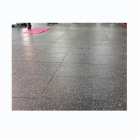Tapis de sol en caoutchouc pour salle de sport commerciale, antidérapants, amortissants, emboîtables, écologiques, couleur personnalisée, installation facile