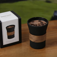 Bougie parfumée au café personnalisée en gros, bougies artisanales au café glacé, coffret cadeau, bougie parfumée au café
