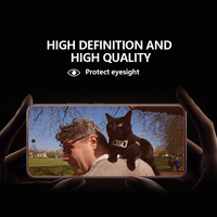 Protection d'écran en verre trempé pour téléphone, luxe, 2.5D, 9H, couverture complète, transparente, protection contre la lumière rouge, pour Honor Win RT