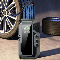Démarreur de voiture avec pompe à air 12V 1200A, gonfleur de pneus portable, batterie externe pour démarrage d'urgence automobile