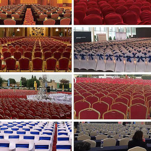 ชุดเก้าอี้และโต๊ะงานแต่งงานระดับพรีเมียม สำหรับงานอีเว้นท์สุดหรู เก้าอี้โลหะสำหรับงานแต่งงาน โรงแรม ร้านอาหาร - Product Image 2