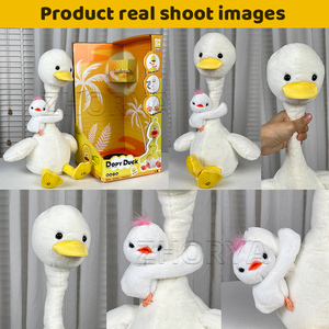 Zhorya simpatici animali di <span class=keywords><strong>peluche</strong></span> elettronici parlanti <span class=keywords><strong>peluche</strong></span> ripieni che cantano anatre giocattolo - Product Image 5