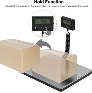 Báscula Postal de Acero Inoxidable de 200 kg de Alta Resistencia con Pantalla LCD de 10 g, Personalizable OEM/ODM, Plataforma de Pesaje para Envíos y Paquetes - Product Image 4