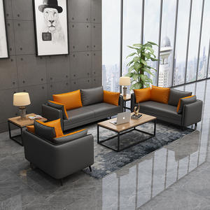 Conjunto <span class=keywords><strong>de</strong></span> Sofá y Mesa <span class=keywords><strong>de</strong></span> Centro Moderno y Sencillo para Sala <span class=keywords><strong>de</strong></span> Recepción Empresarial, Área <span class=keywords><strong>de</strong></span> Descanso para Invitados, Hotel, Salón <span class=keywords><strong>de</strong></span> Belleza, Banco - Product Image 1