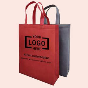 Sacs de courses pliables écologiques de haute qualité en tissu laminé non tissé, faible MOQ, cadeaux réutilisables, vente en gros - Product Image 1