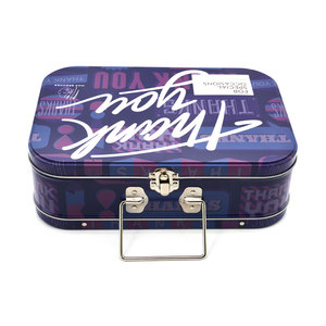Wholesale American Kid Metal Tin Lunch Box With Handle