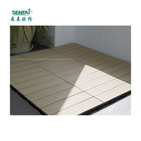 Carreaux de pont, terrasse, jardin, WPC, assemblage facile à installer, de haute qualité, ST02ST1, 310x310x22mm