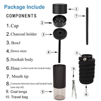 Chicha Arabe Exclusive E-Commerce Transfrontalier, Très Demandée – Narguilé Portable Voiture et Extérieur
