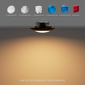 Vente flash - Éclairage intérieur - Lumière LED disque 6 pouces 15W pour lieux humides - Certifié ETL - 120V - Product Image 6