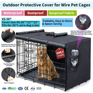 Köpek sandık kapak su geçirmez evcil hayvan kulubesi köpek kafesi kapak açık kapalı evcil hayvan kafesi hayvan kafesleri - Product Image 2