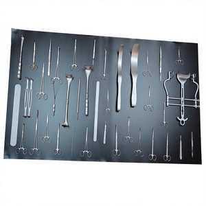 Kit de Instrumentos Quirúrgicos Manuales para Laparotomía Menor, Reutilizable, de Acero Inoxidable, 90 Piezas, Juego de Cirugía General, Retractores y Pinzas - Product Image 6