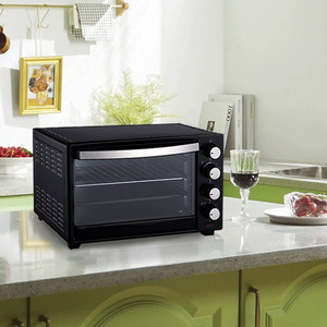 Horno Eléctrico Winning Star de 40L, Multifuncional, con Convección, para Hornear y Asar, de Sobremesa, Negro, 1600W, Enchufe UK/EU - Product Image 2