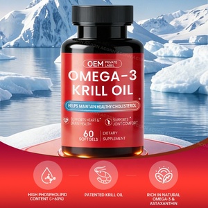 Cápsulas de Aceite de Krill Antártico Acorn OEM Omega-3 con Alto Contenido de Fosfolípidos para la Salud del Cerebro y el Corazón, 60 Cápsulas Blandas - Product Image 3