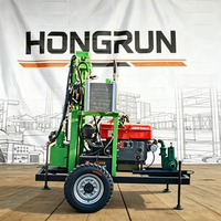 Machine de forage de puits d'eau compacte et portable, mini-foreuse diesel automatique pour puits et mines