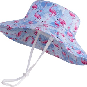 Hiking Bowknot Casual Cycling Beach Sun Protection Adjustable Bucket Hats for Adults (Rose <b>Red</b>) - Product Image 2