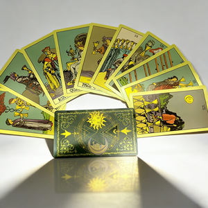 ไพ่ทาโรต์ชุด Custom ChenSheng Rider Waites ลายปั๊มทองรักษ์โลก ไพ่พยากรณ์ภาษาอังกฤษ วัสดุ PVC - Product Image 6