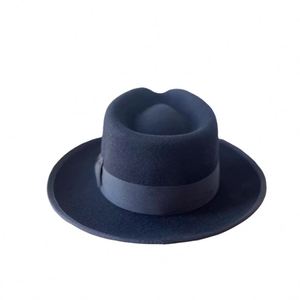 ND094 Sombrero Judío de Fieltro de Lana, Sombrero Fedora de Lana para Adulto, Gorras de Lana para Caballero, Sombrero Steampunk - Product Image 4