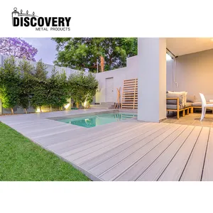 Factory direct sale high quality low maintenance composite wood plastic wpc decking for outside living