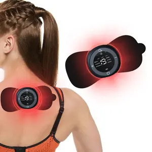 Eriod-almohadilla de masaje con vibración para aliviar el dolor, estimulador muscular de calor instantáneo, recargable