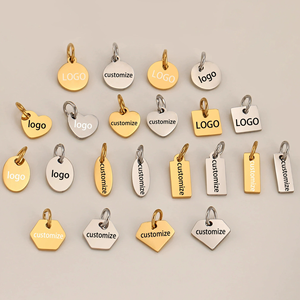 डिय कस्टम उत्कीर्ण लोगो वाटरप्रूफ गहने उच्च गुणवत्ता 18k सोने की प्लेटेड स्टेनलेस स्टील चार्म्स ब्रेसलेट फैशन गहने पेलेंट - Product Image 1