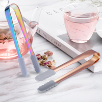 Sucre glace Cube pince à pain multi-fonction cuisine Buffet alimentaire Clip pince à glace en acier inoxydable 304