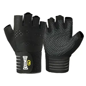 Hot Sell Palm Protection Microfiber Silicone Gloves for Gym Gloves Weight Lifting Sports Fitness Gloves