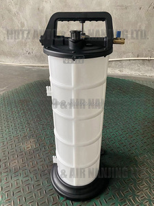 Extracteur de fluide de vidange d'huile de <span class=keywords><strong>voiture</strong></span> HUTZ 9L, <span class=keywords><strong>pompe</strong></span> pneumatique de vidange d'huile usagée X3090PD, <span class=keywords><strong>pompe</strong></span> de vidange d'huile de transmission automobile, purgeur - Product Image 2