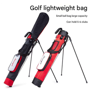 Bolsa de soporte de <span class=keywords><strong>golf</strong></span> portátil Logotipo personalizado <span class=keywords><strong>Pitch</strong></span> <span class=keywords><strong>and</strong></span> <span class=keywords><strong>Putt</strong></span> Bolsa de transporte de lápiz ligero Bolsa de viaje de <span class=keywords><strong>golf</strong></span> roja para mujer - Product Image 5