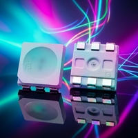 Perles de lampe LED SMD 24V à commande unique RGB NS9810-5050-G001 avec circuit intégré, dimmables, garantie 3 ans