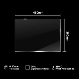 [Envío Gratuito en EE. UU.] Película Antinsky PFA NFEP de 220*310 mm/280*450 mm para Impresoras 3D Phrozen, Anycubic, Elegoo, Creality Uniformation - Product Image 2