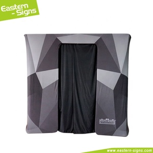 Xách Tay Gấp Nhôm Vải Nhiếp Ảnh 360 Ảnh Gian Hàng Màu Xanh Lá Cây Màn Hình Bao Vây Backdrop - Product Image 6