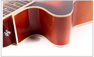 <span class=keywords><strong>Guitarra</strong></span> Acústica para Estudiantes y Principiantes con Tapa de Abeto, Mástil de Caoba, Cutaway y Cuerdas de Acero - Product Image 6