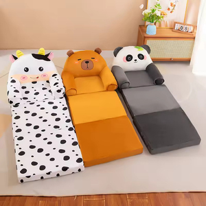 Sillón Infantil Multifuncional de Tres Capas Estilo Dibujos Animados JM1, Silla Convertible Plegable para Niños, Juguetes de Peluche para Animales para Jugar - Product Image 5