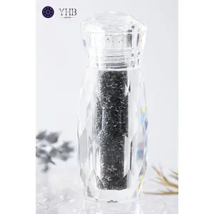 Nuovo colore bianco cromo bottiglie scatole perle miste strass di vetro perline di cristallo strass per decorazione di Nail Art