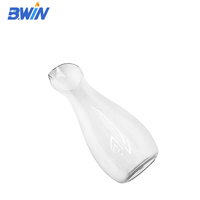Carafe en polycarbonate personnalisable de 28 cm, verre à fête moderne transparent pour le vin et le jus, fabriqué en plastique durable