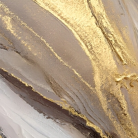 Peinture à l'huile abstraite moderne peinte à la main sur toile, or et gris, encadrée, décoration pour salon, chambre, bureau, cadeau
