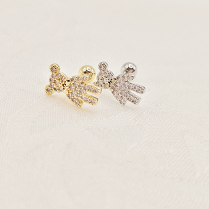 Boucles <span class=keywords><strong>d</strong></span>'oreilles tendance en zircon cubique, bijoux fantaisie, clous <span class=keywords><strong>d</strong></span>'oreilles à boule, boucles <span class=keywords><strong>d</strong></span>'oreilles à visser pour enfants, bijoux plaqués <span class=keywords><strong>or</strong></span>, boucles <span class=keywords><strong>d</strong></span>'oreilles pour cartilage, cadeau - Product Image 4